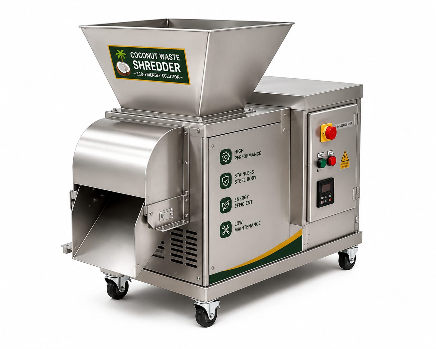 Coconut Waste Shredder Machine