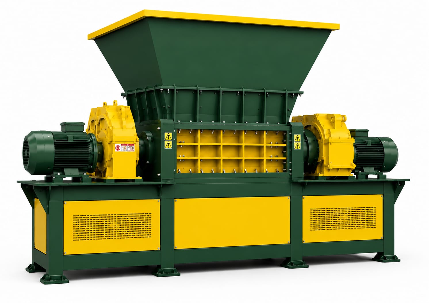 Municipal Solid Waste Shredder Machine