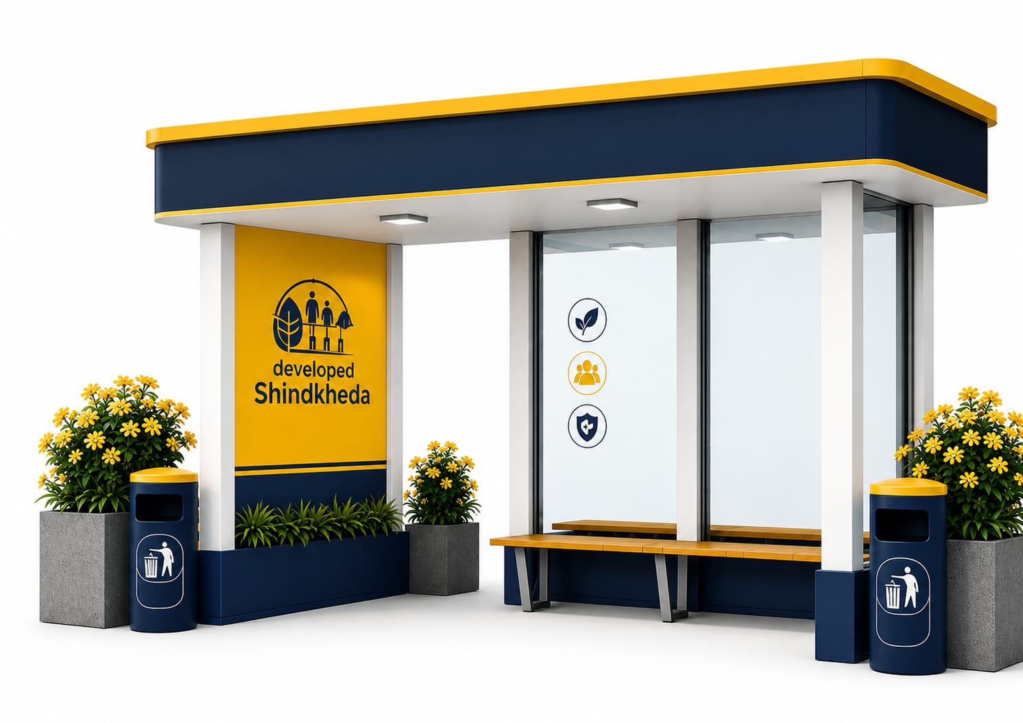 Smart Solar Bus Stop — Smart City | iRA Synergy