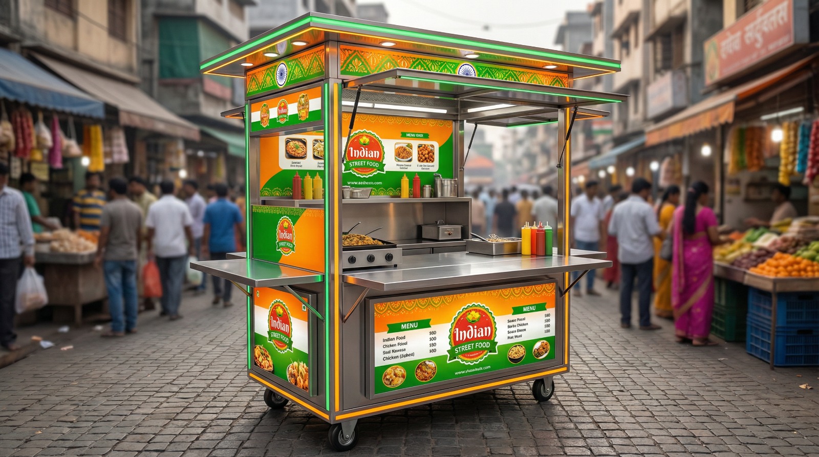 Smart Mobile Food Cart thumbnail 2