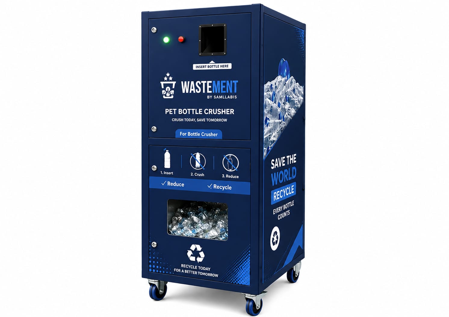 PET Bottle Crusher — Waste Management | iRA Synergy