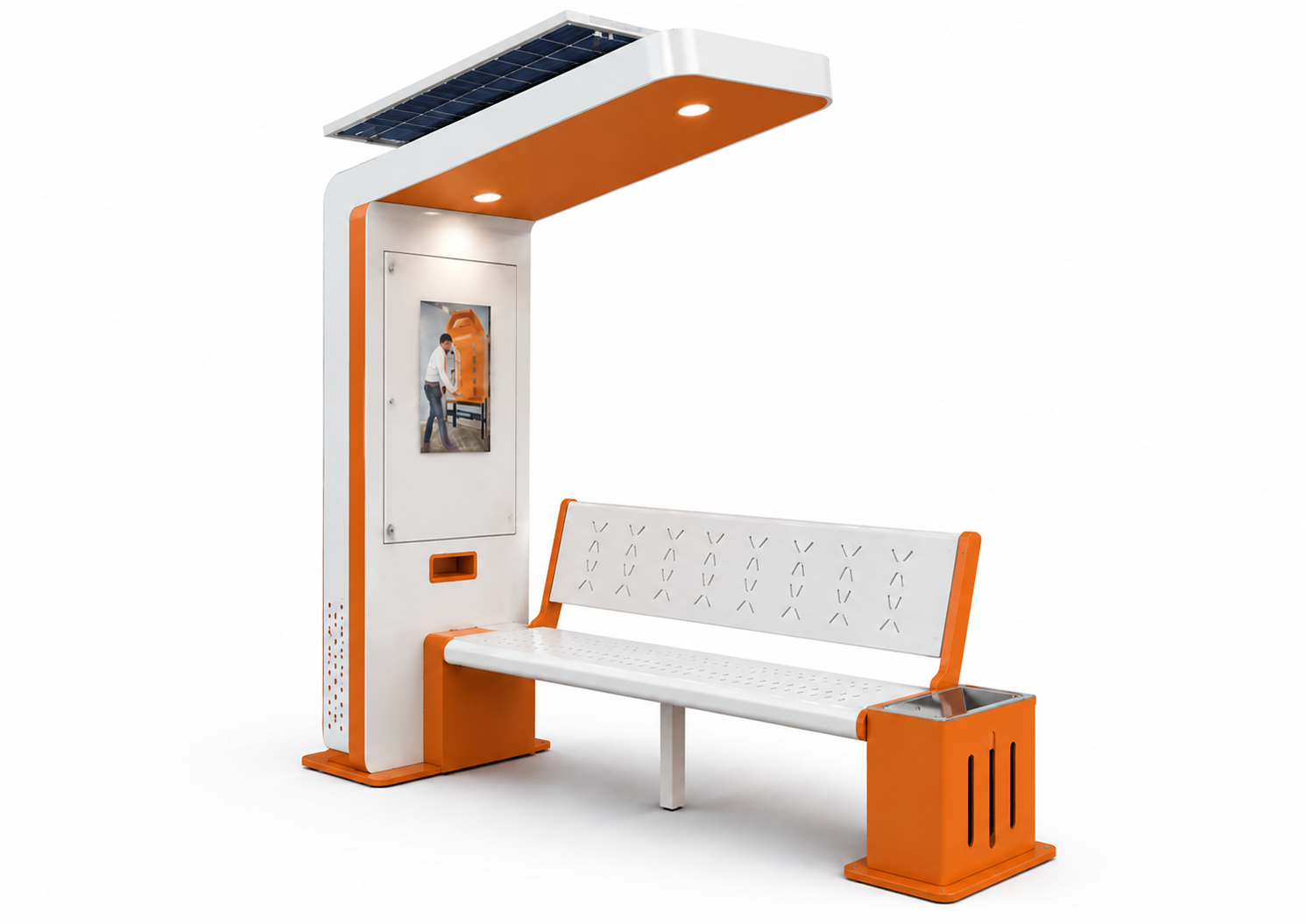 Solar Smart Bench