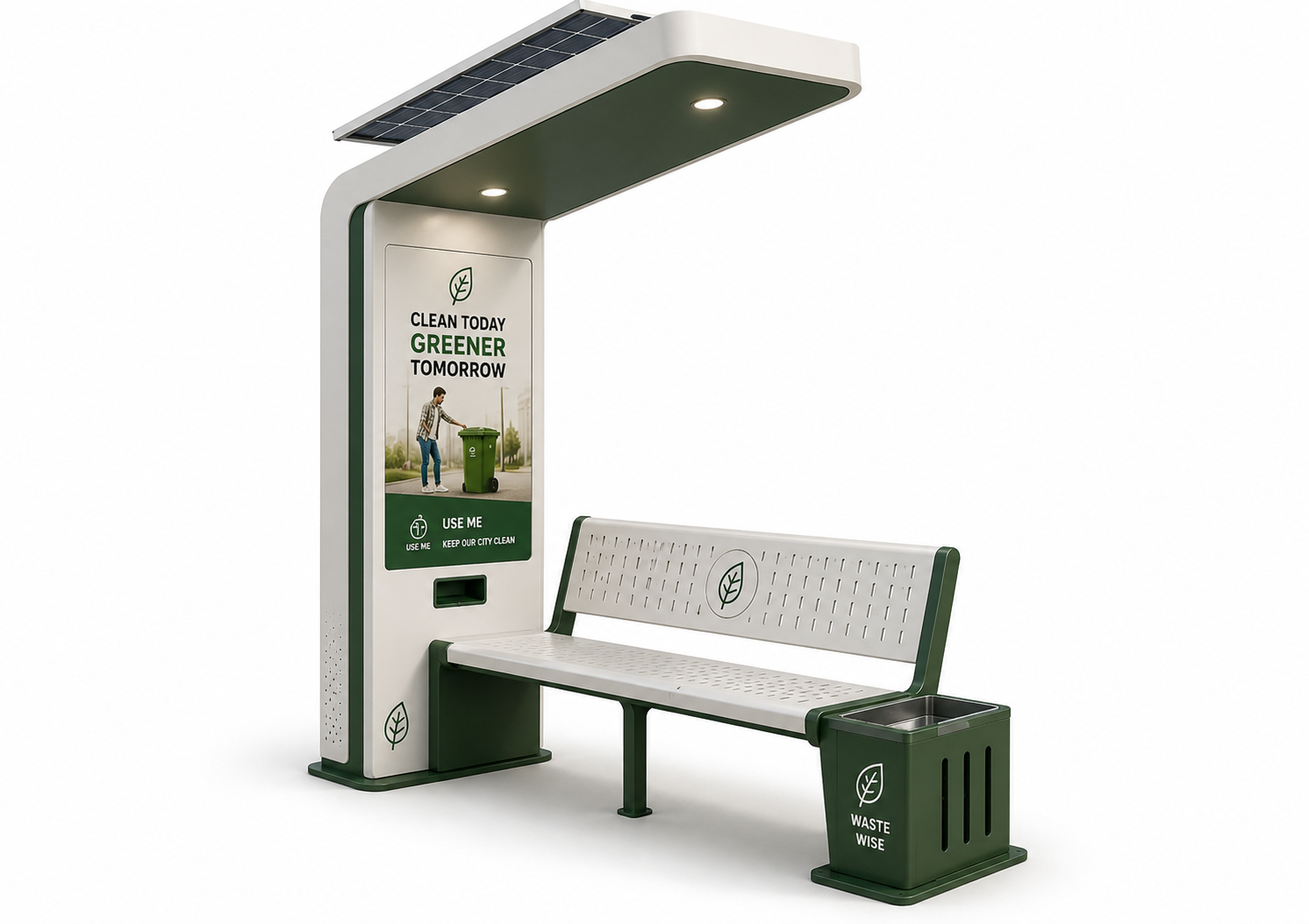 Solar Smart Bench